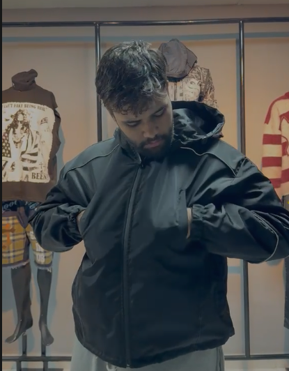 'Reflect Midnight' Windbreaker Jacket