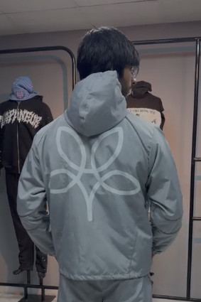 'Reflect Fog' Windbreaker Jacket
